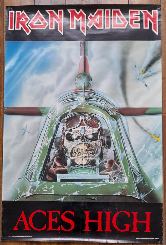 Iron Maiden Aces High Promotional Poster