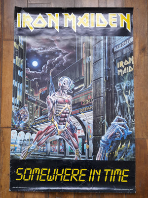 Iron Maiden Somewhere in Time Promotional Poster