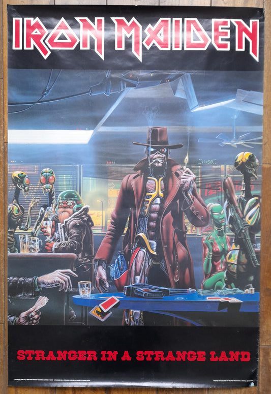 Iron Maiden Stranger In A Strange Land Promotional Poster