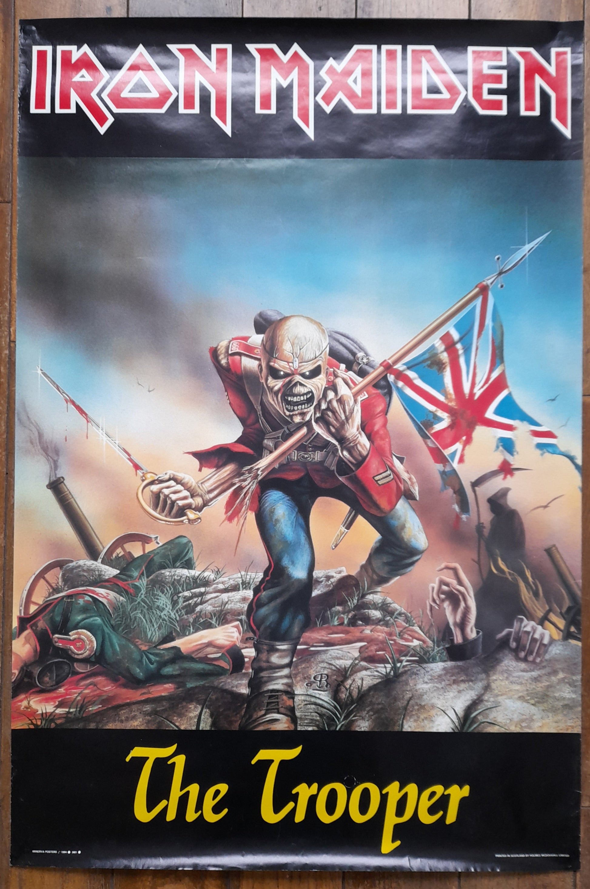 Iron Maiden The Trooper Promotional Poster