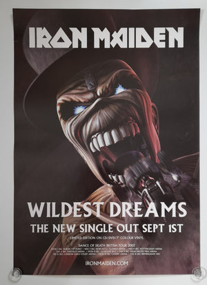 Iron Maiden Wildest Dreams Promo Poster 2003