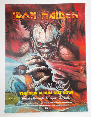 Iron Maiden Virtual XI Original Promo Poster 1998