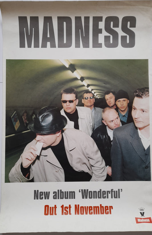 Madness Poster Wonderful Album Original