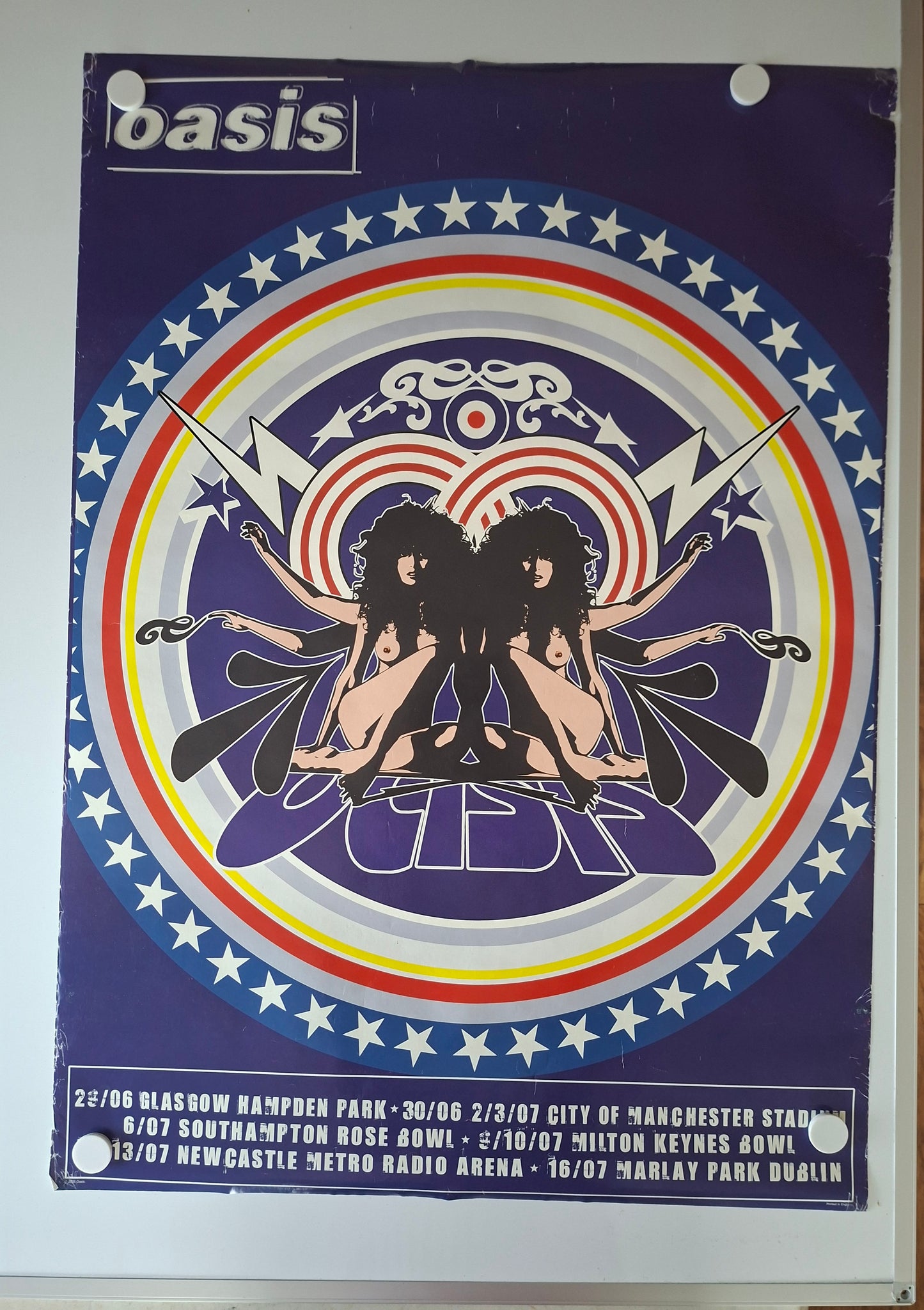 Oasis Don't Believe The Truth UK/Ireland Tour Poster 2005