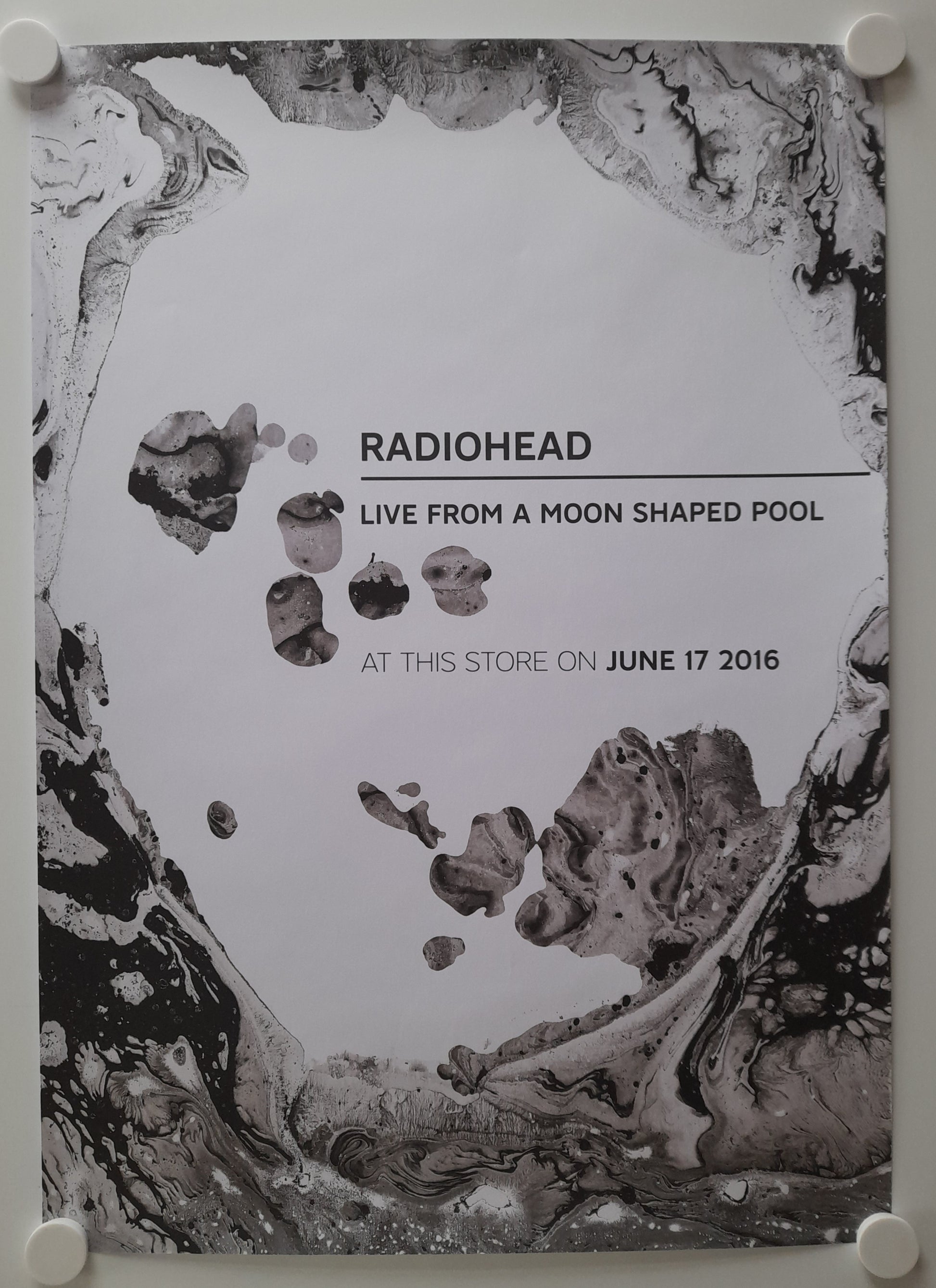 Radiohead - Live From A Moon Shaped Pool - Promo Poster