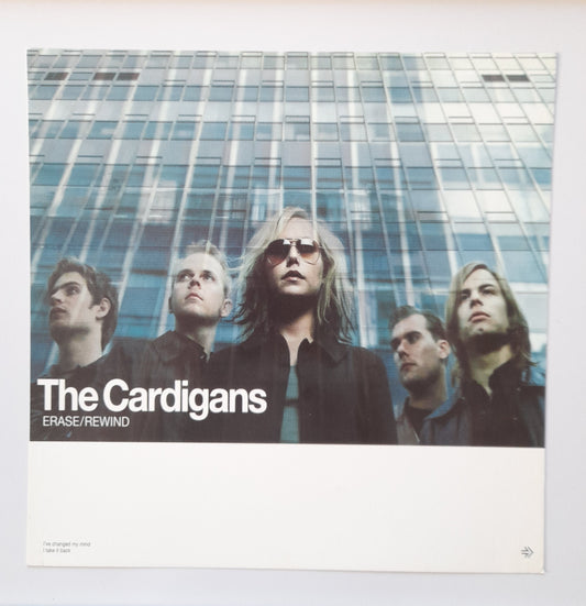 The Cardigans - Erase/Rewind - Window Promo Card