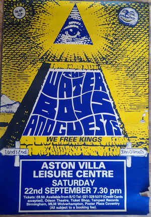 The Waterboys Original Concert Poster