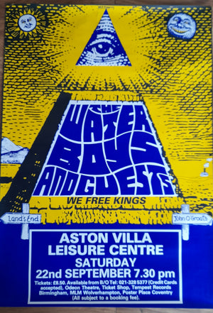 The Waterboys Original Concert Poster 1990