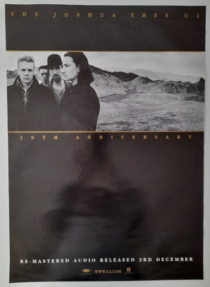 U2 The Joshua Tree Promo Poster
