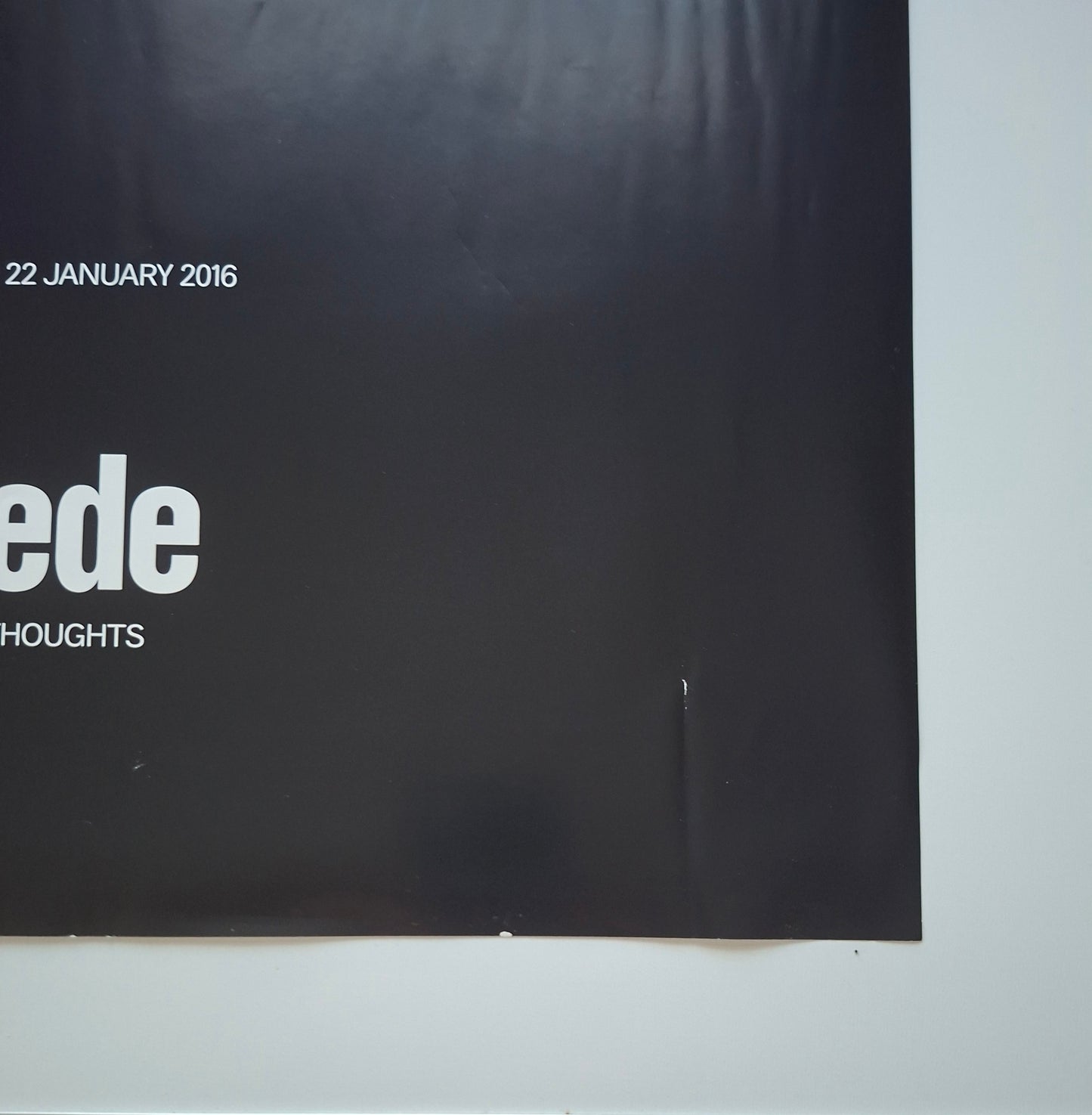 Suede - Night Thoughts Album Promo Poster